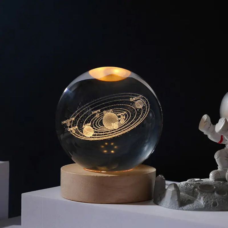 Solar System Crystal Lamp – Light Up the Universe