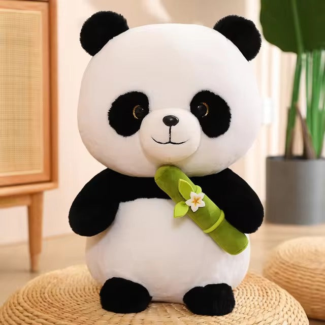 35 cm Kawaii Bamboo Panda Doll Plush – Adorable Cuddly Companion